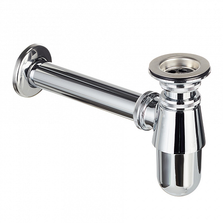 картинка Сифон для раковины Wirquin   1/4х32 мм бутылочный с выпуском d63 мм от магазина