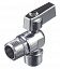 Кран шаровой латунный VALTEC (VT.392.N.04) 1/2 НР(ш) х 1/2 НР(ш) к бытовой технике мини угловой