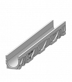 картинка Лоток водоотводный композитобетонный 1000х126х115 мм Filcoten класс С250 от магазина