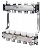 картинка VTc.582.EMNX.0603 Блок коллекторный 1", 3 выхода x 3/4" евроконус с регулирующими и балансировочными клапанами VALTEC  от магазина