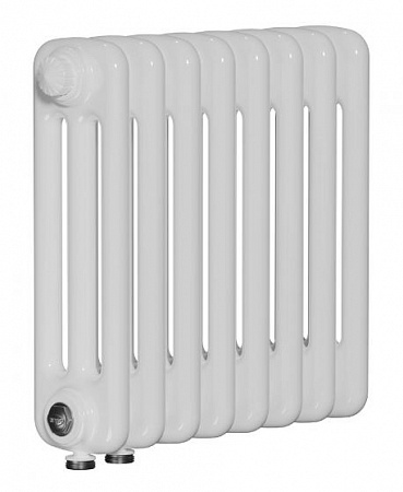 картинка Радиатор трубчатый RIFAR TUBOG VENTIL 3042-16 сек. подключение нижнее одностороннее с термоклапаном (DV1), цвет: белый (глянцевый) от магазина