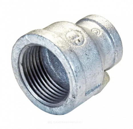 картинка Муфта переходная чугун ДУ 25 х 15 (1" х 1/2")  от магазина