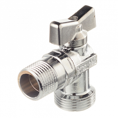 картинка Кран шаровой латунный Tiemme 3/4 НР(ш) х 1/2 НР(ш) к бытовой технике бабочка угловой от магазина