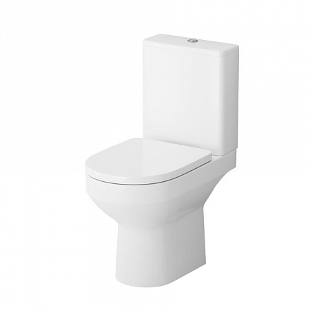 картинка Унитаз-компакт AM.PM Spirit V2.0 FlashClean безободковый с горизонтальным выпуском без сиденья от магазина